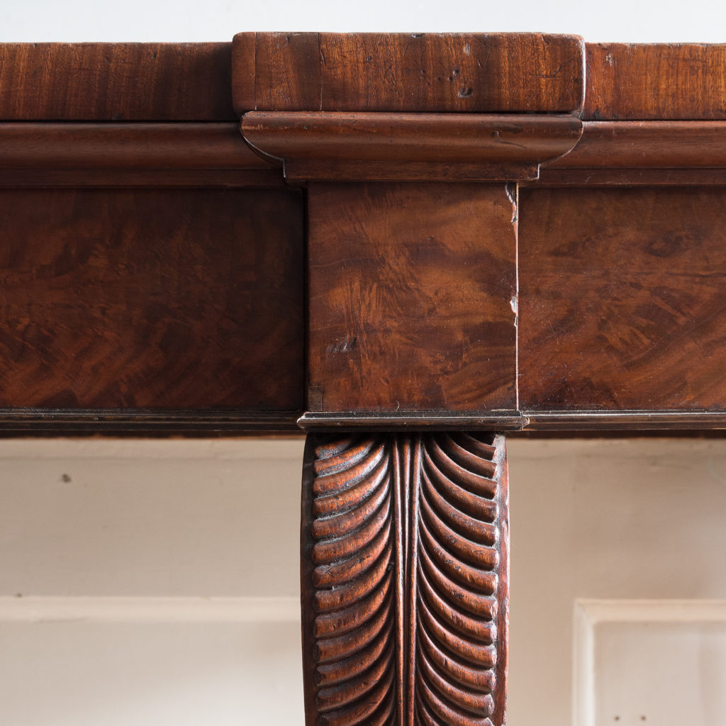 Early nineteenth century mahogany serving table, -132325