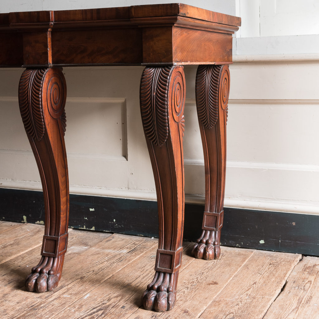 Early nineteenth century mahogany serving table, -132326