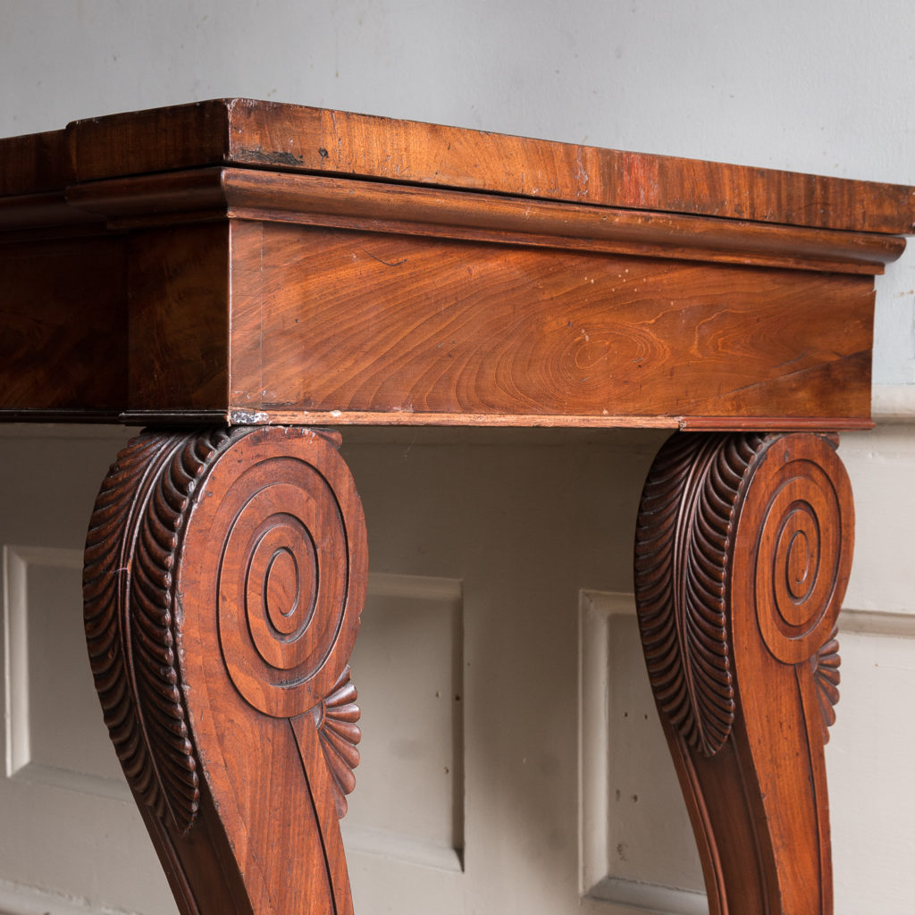 Early nineteenth century mahogany serving table, -132327