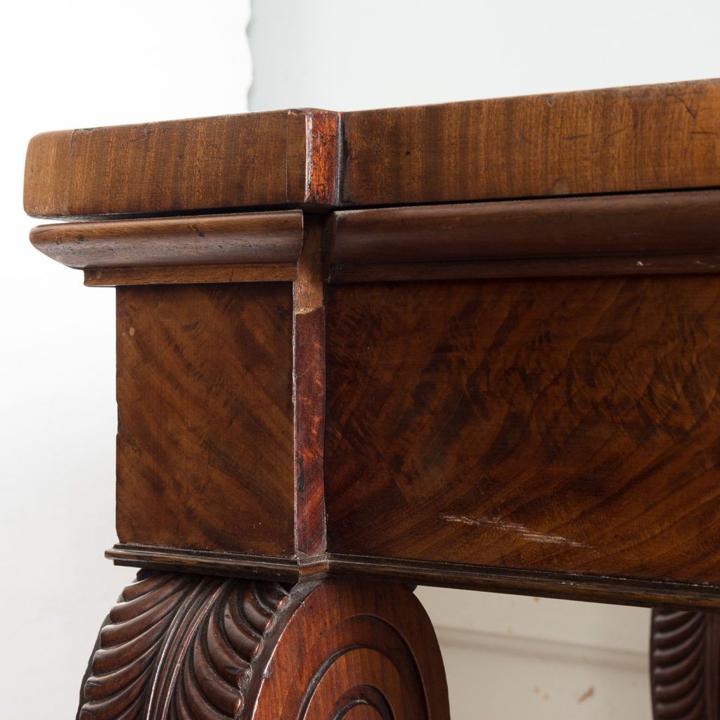 Early nineteenth century mahogany serving table, -132330