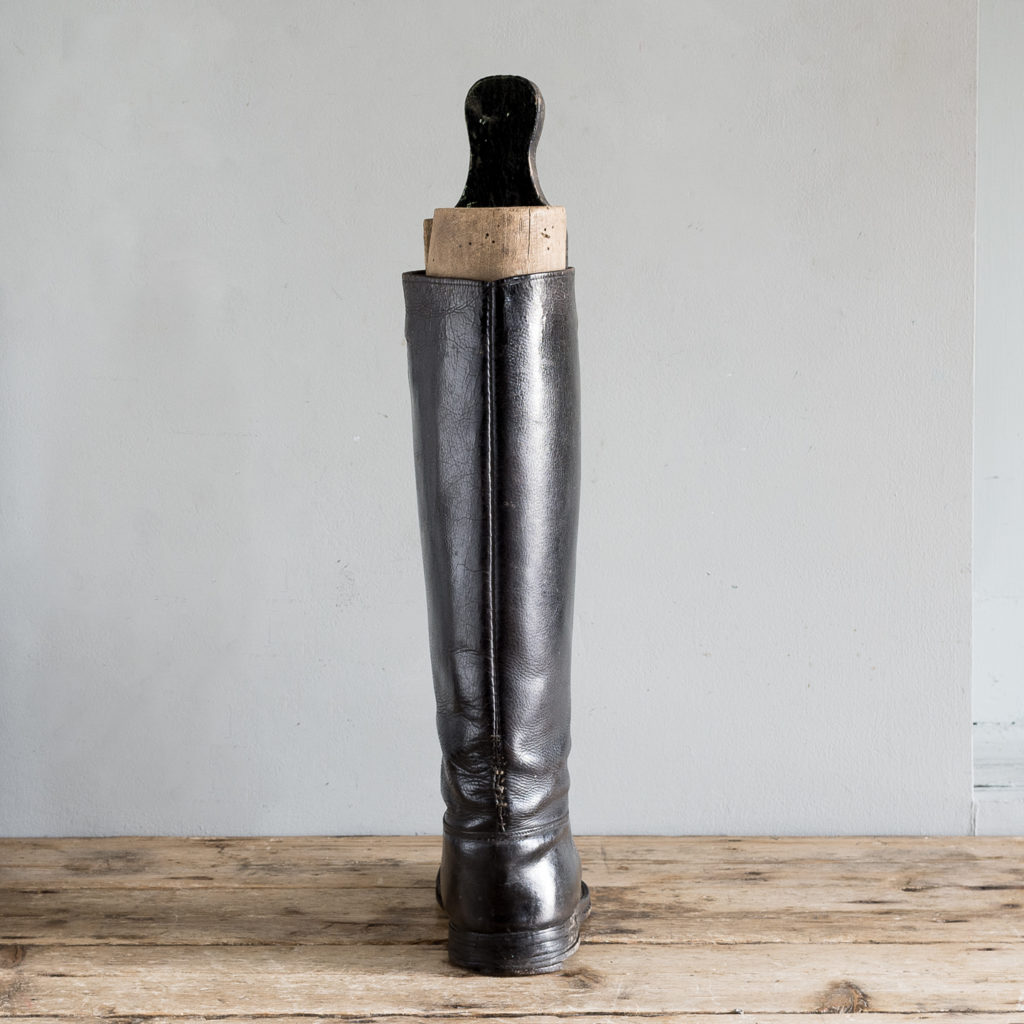 Advertising riding boot,