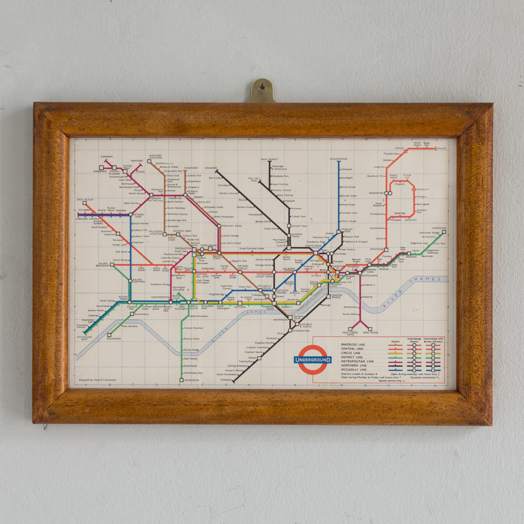 London Underground map from 1963