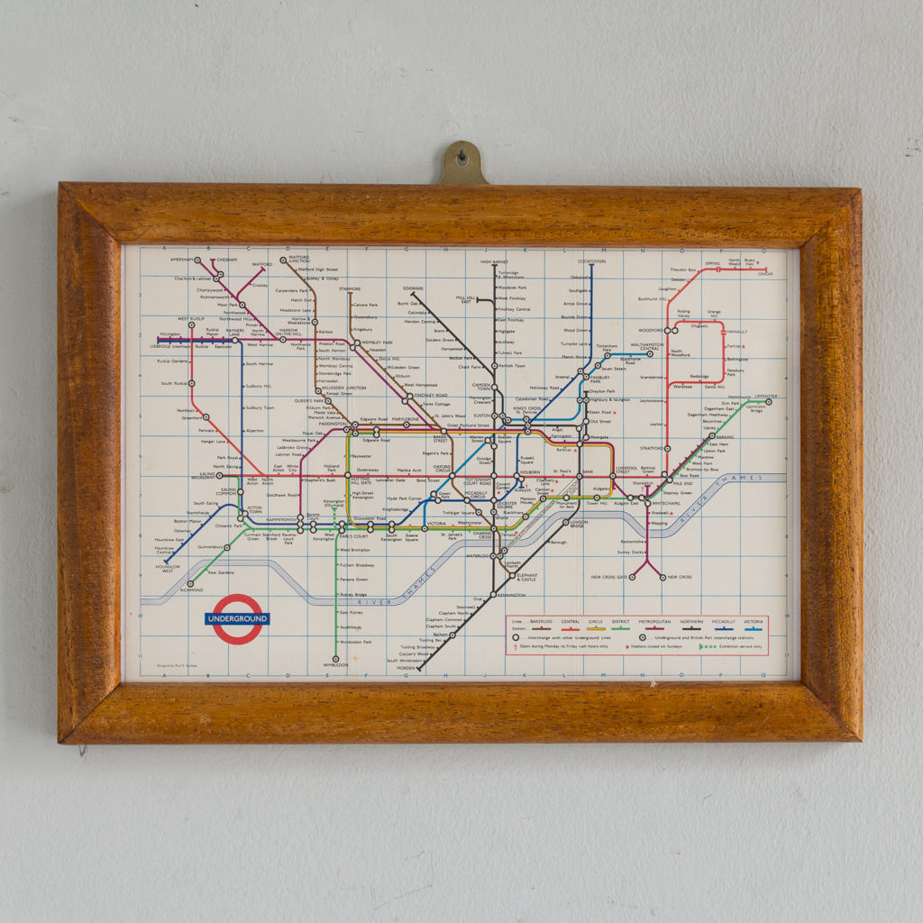 London Underground map from 1969