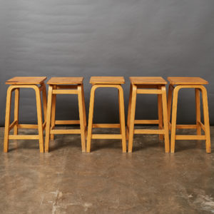 Laminated beech stool,-0