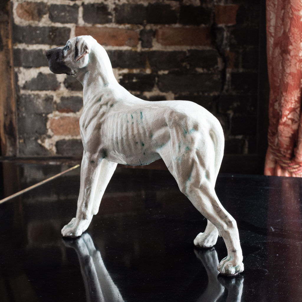 Studio pottery Great Dane,