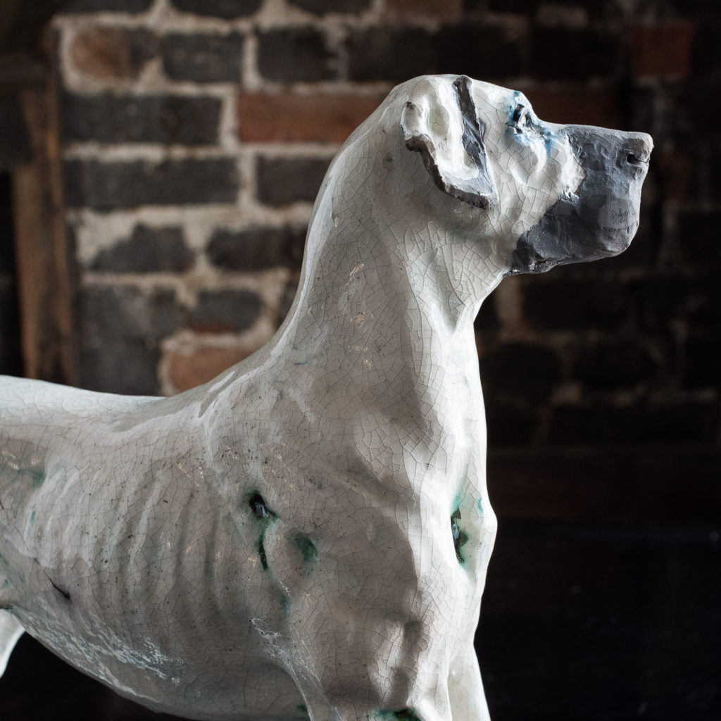 Studio pottery Great Dane,