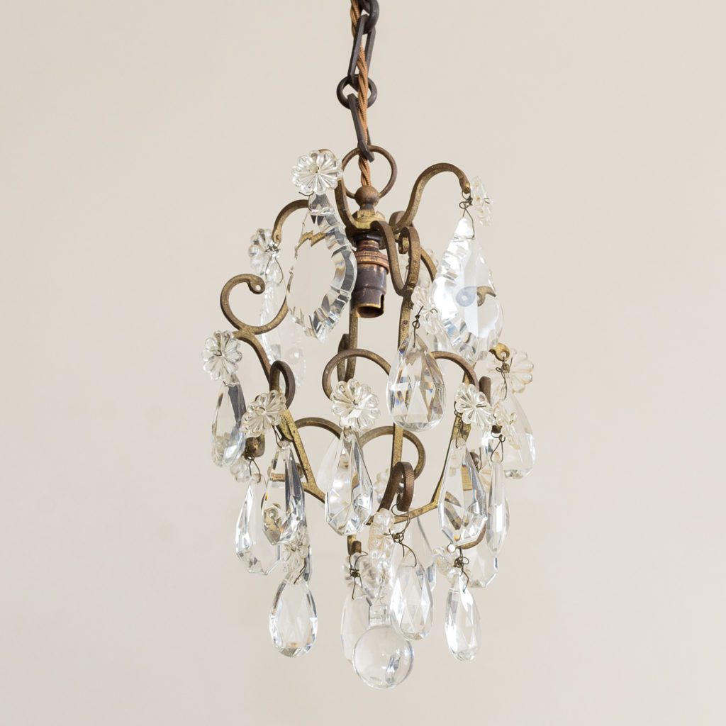 Small French lustre chandelier,