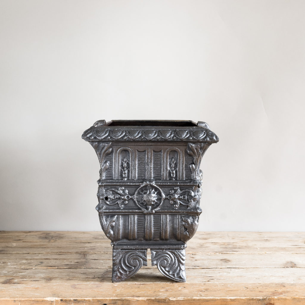 Victorian cast iron jardinière