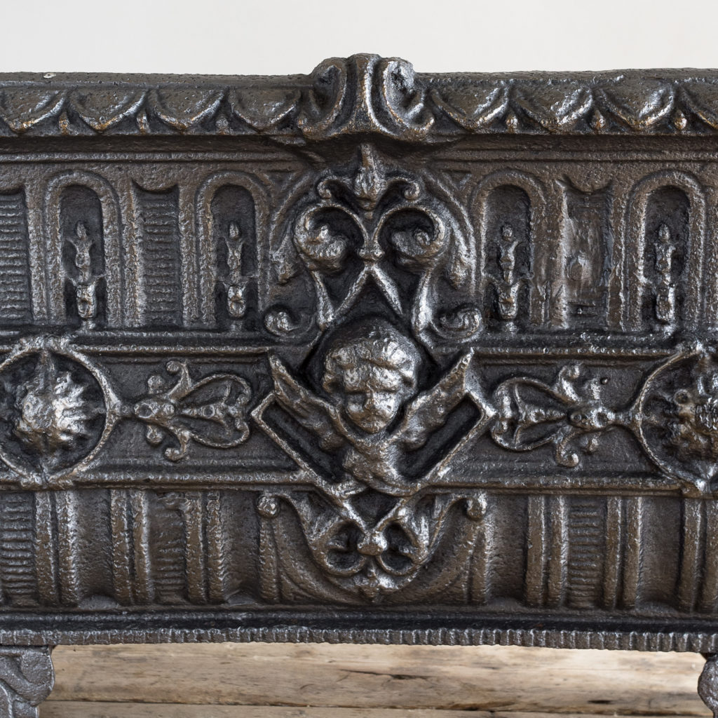 Victorian cast iron jardinière,-133503