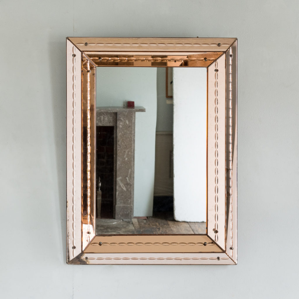 1940s Italian two-tone mirror,