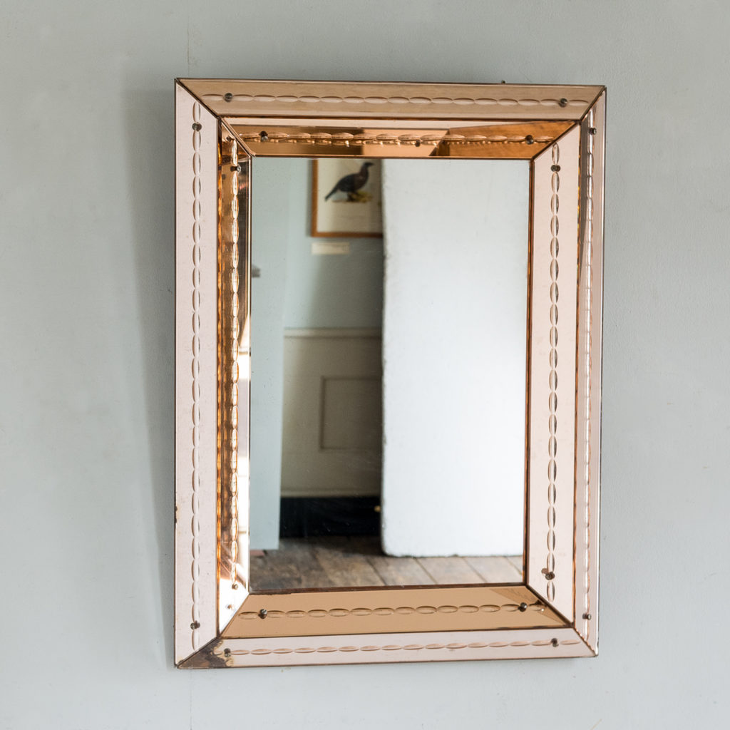 1940s Italian two-tone mirror,