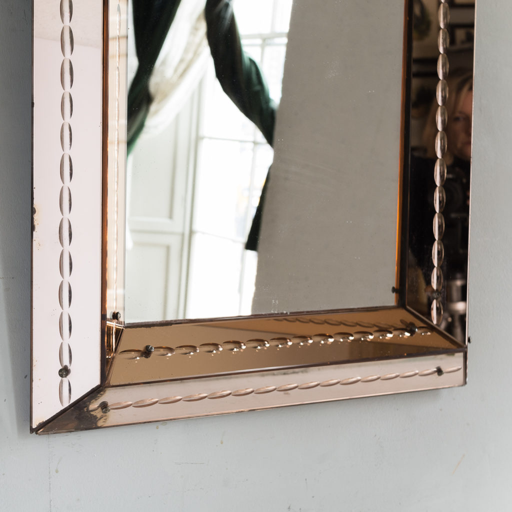 1940s Italian two-tone mirror,-133231