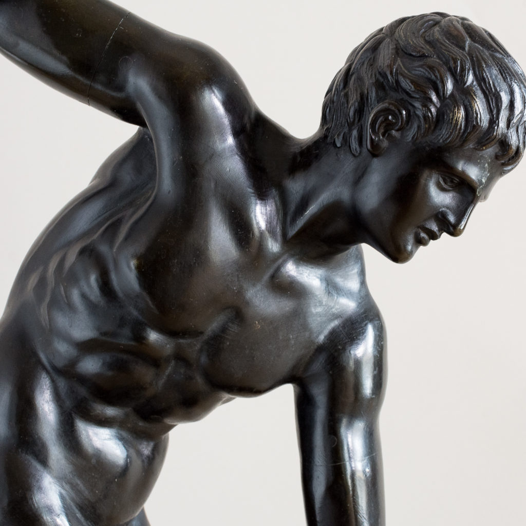 Early twentieth century Italian bronze of Discobolus,-133410