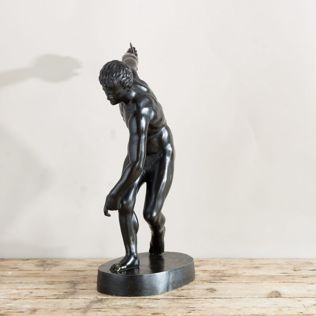 Early twentieth century Italian bronze of Discobolus,