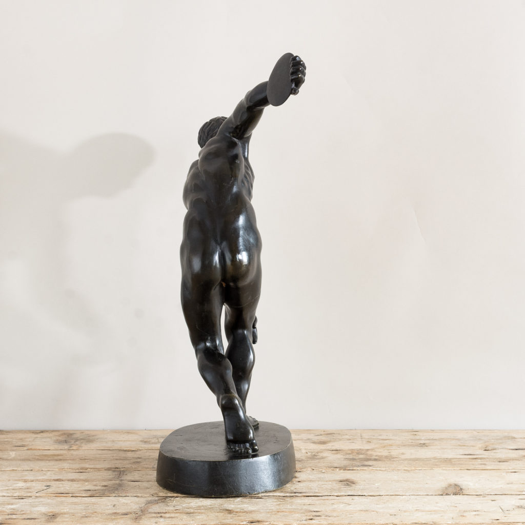 Early twentieth century Italian bronze of Discobolus,