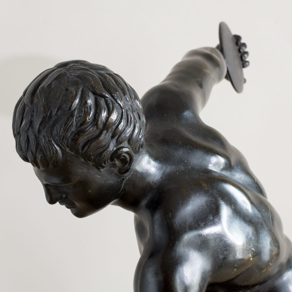 Early twentieth century Italian bronze of Discobolus,-133408