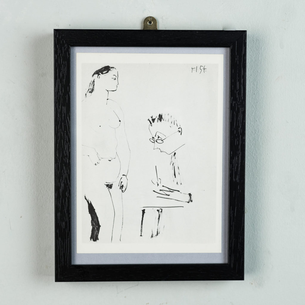 Scaled down version of the 'Verve'. Framed in black.