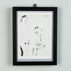 Scaled down version of the 'Verve'. Framed in black.