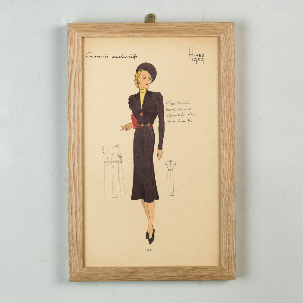 Elegant original fashion lithographs