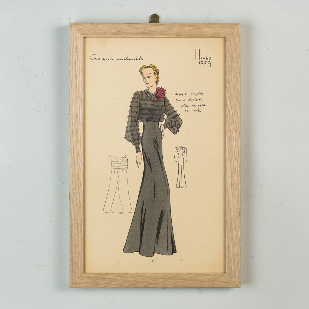 Elegant original fashion lithographs