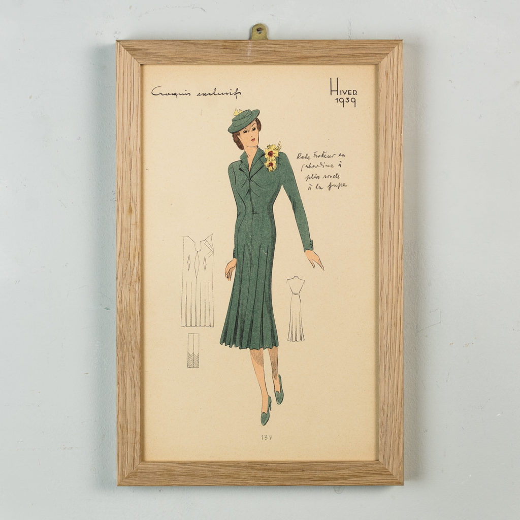 Elegant original fashion lithographs