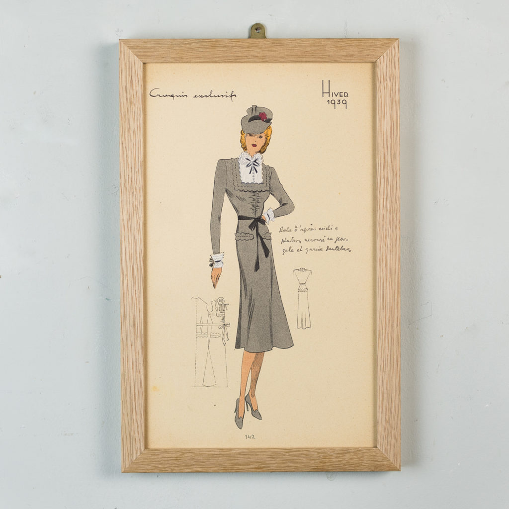 Elegant original fashion lithographs