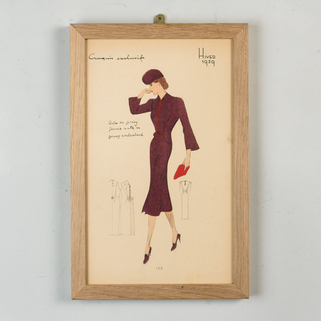 Elegant original fashion lithographs