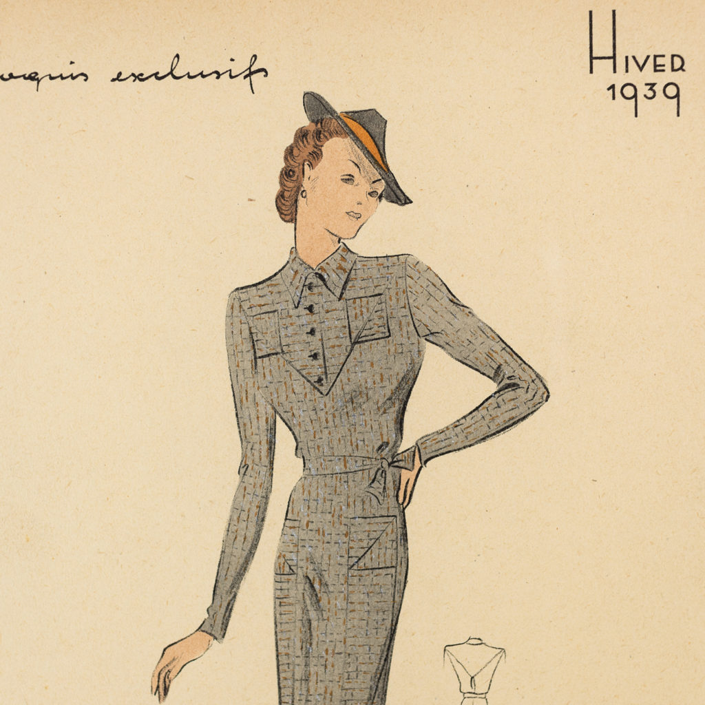 Elegant original fashion lithographs