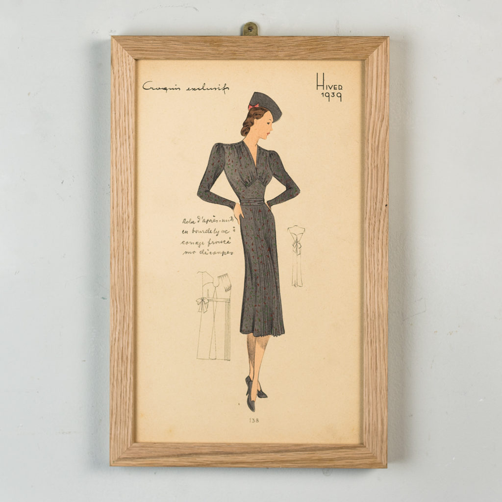 Elegant original fashion lithographs