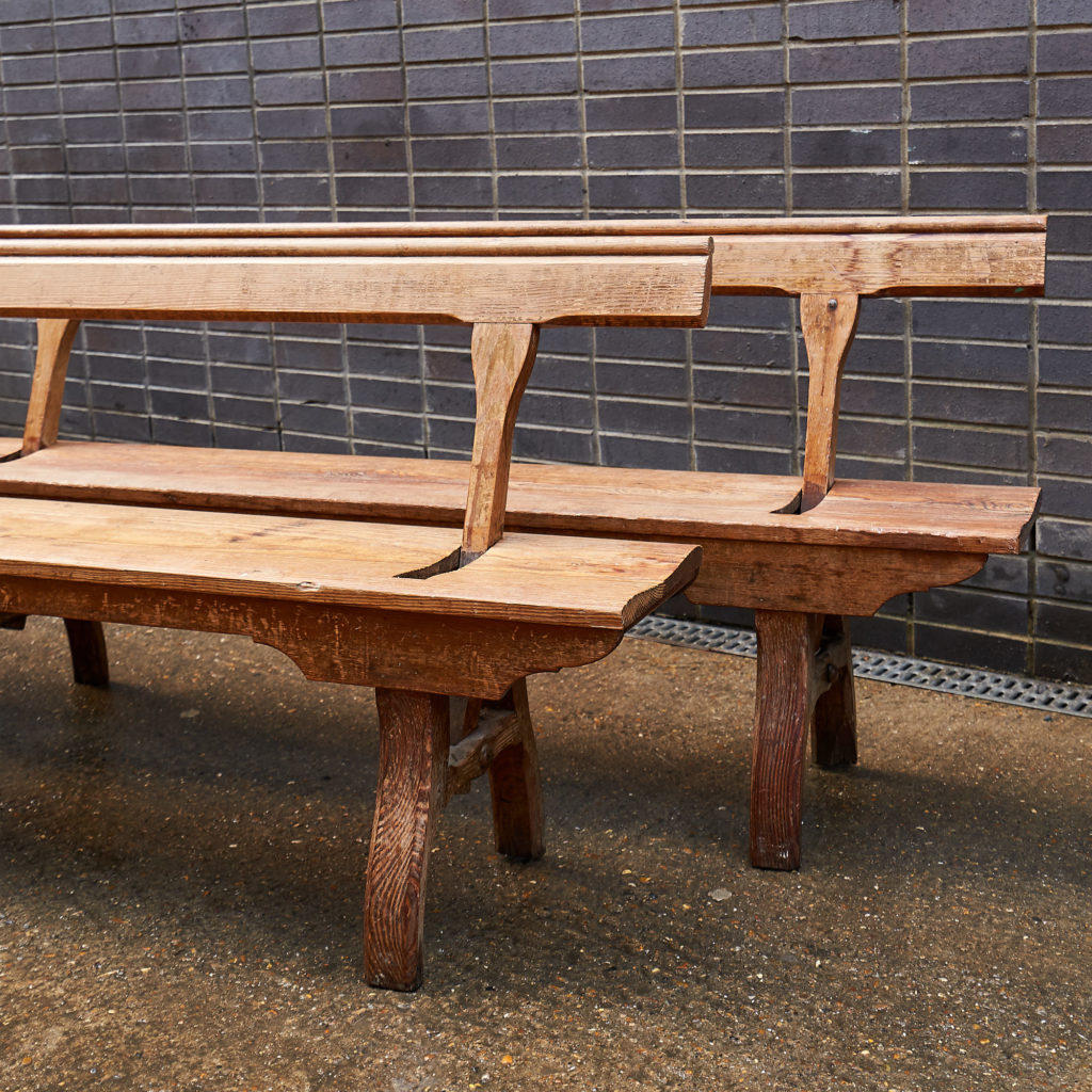 A pair of station benches,-133667