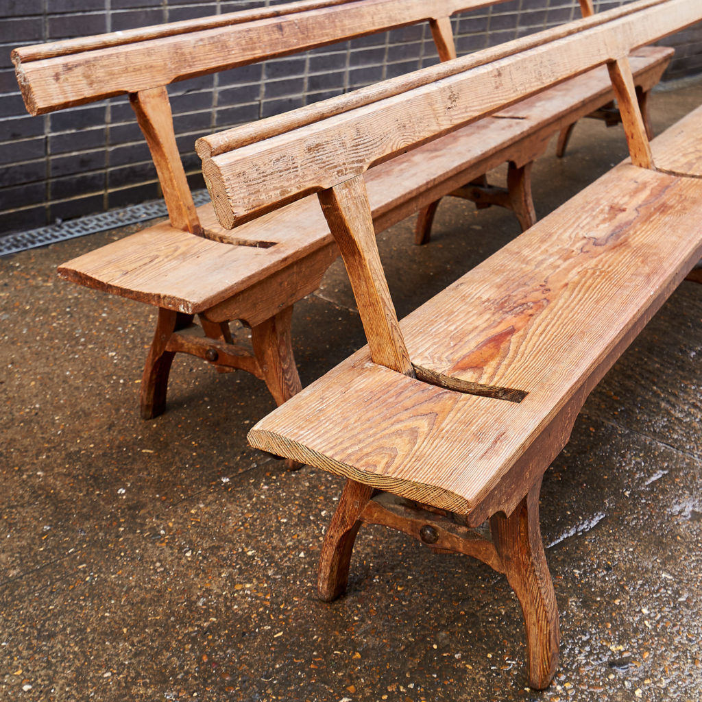 A pair of station benches,-133671