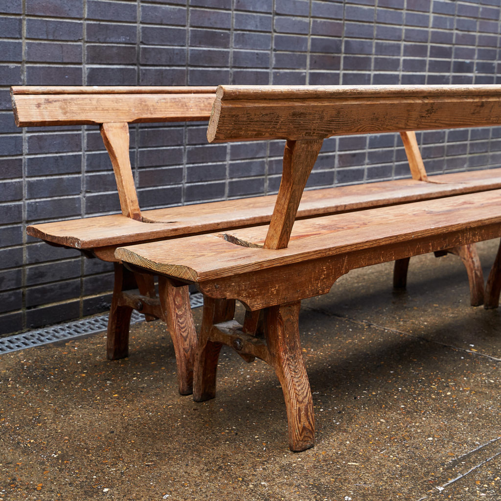 A pair of station benches,-133672