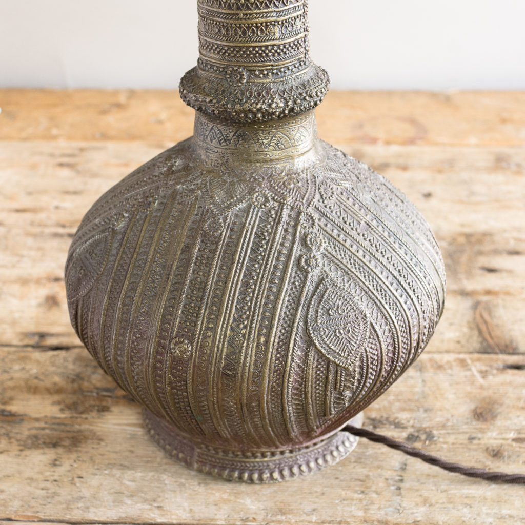 Twentieth century Moorish cast brass table lamp,-133765