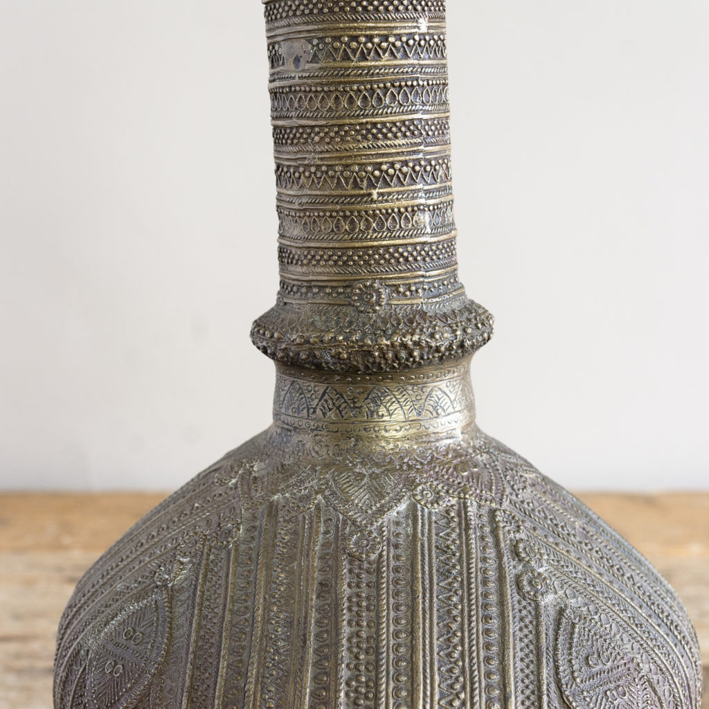 Twentieth century Moorish cast brass table lamp,-133766