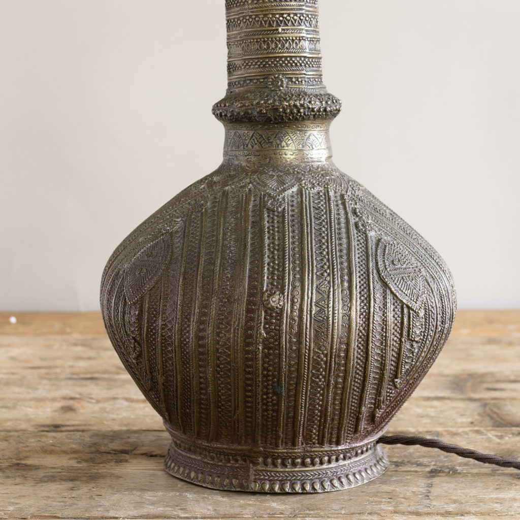 Twentieth century Moorish cast brass table lamp,-133767