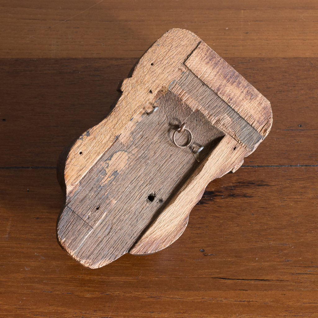 Early twentieth century carved oak grotesque mask,-133634