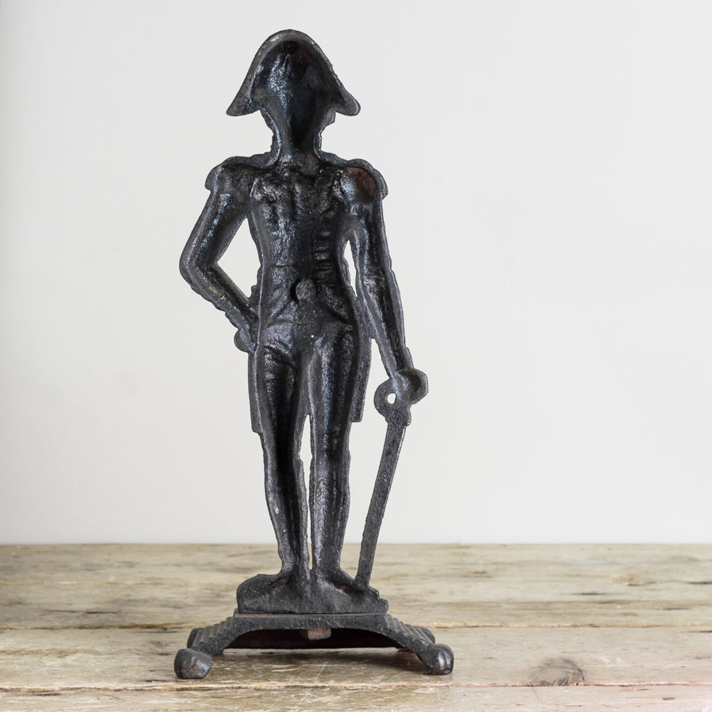 Late nineteenth century cast iron door stop,-134053