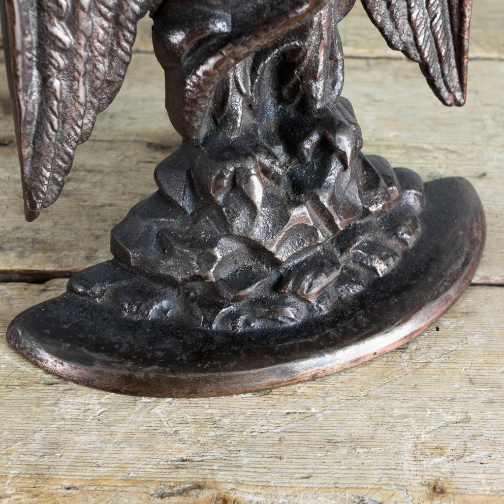 Nineteenth century cast iron door stop,-134069