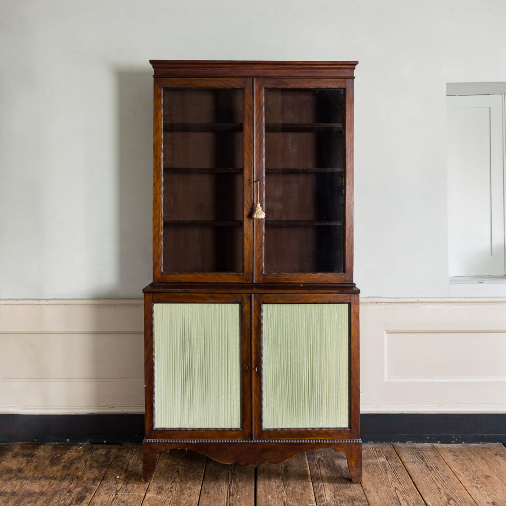 Regency mahogany bookcase,