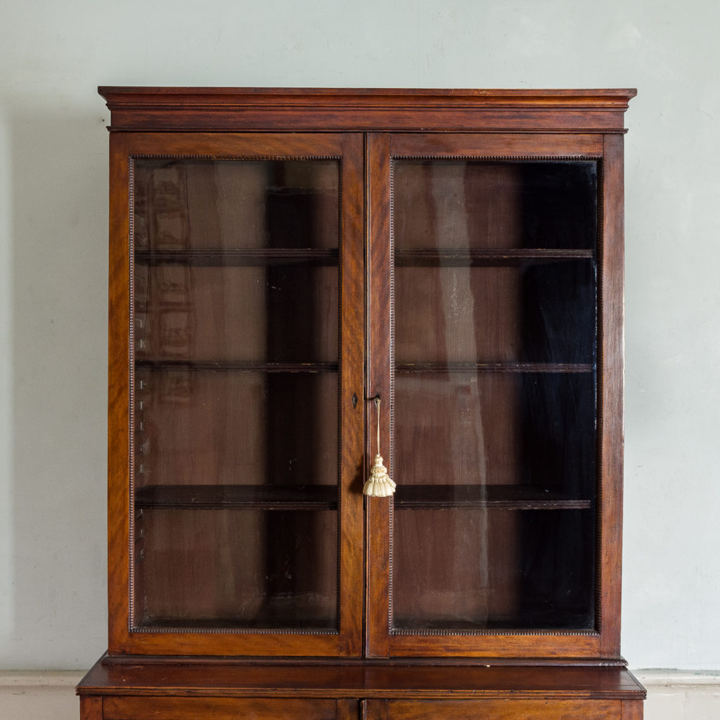 Regency mahogany bookcase,-134108