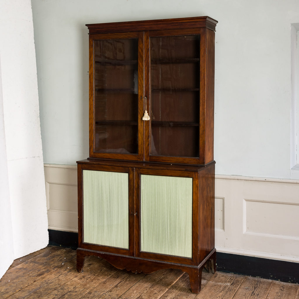 Regency mahogany bookcase,-134113