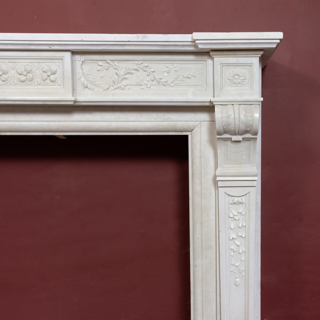 Late nineteenth century Louis XVI style chimneypiece