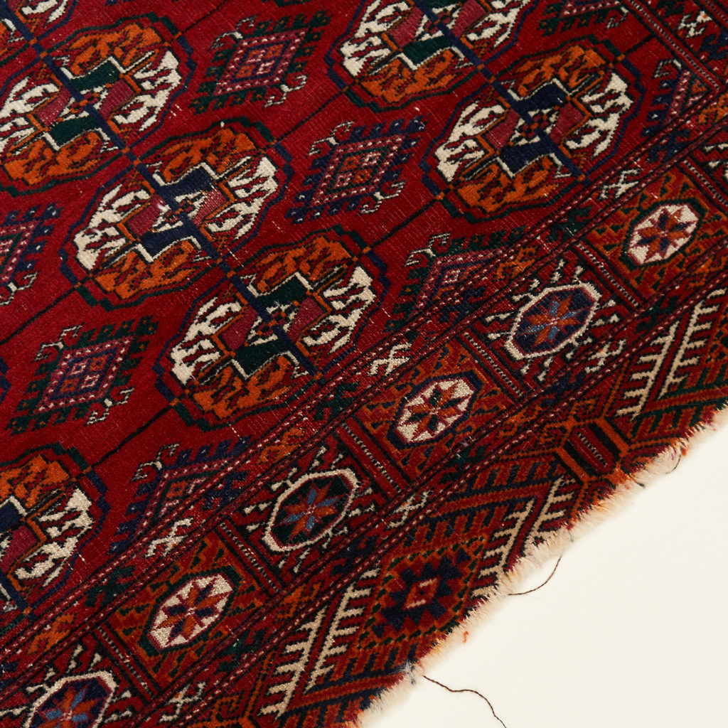 Afghan Bokhara carpet,-133912