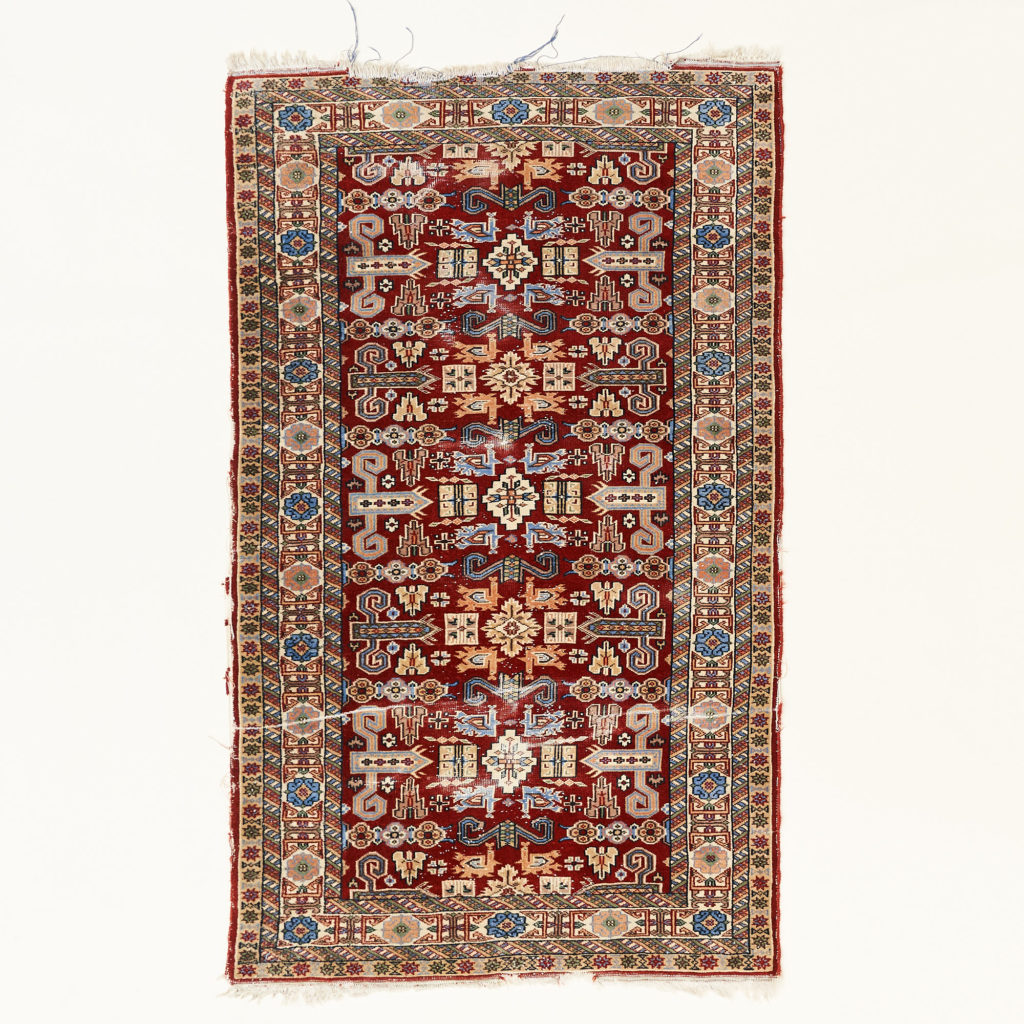 Caucasian Kazak prayer carpet,-0