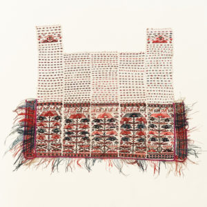 Tribal flat weave horse trapping,-0