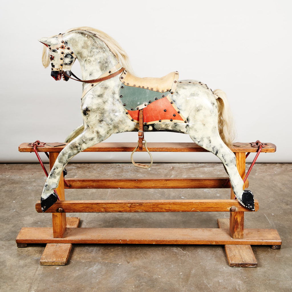 Early twentieth century rocking horse,-0