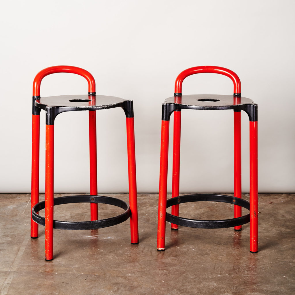 A pair of 'Kartell' bar stools,-0