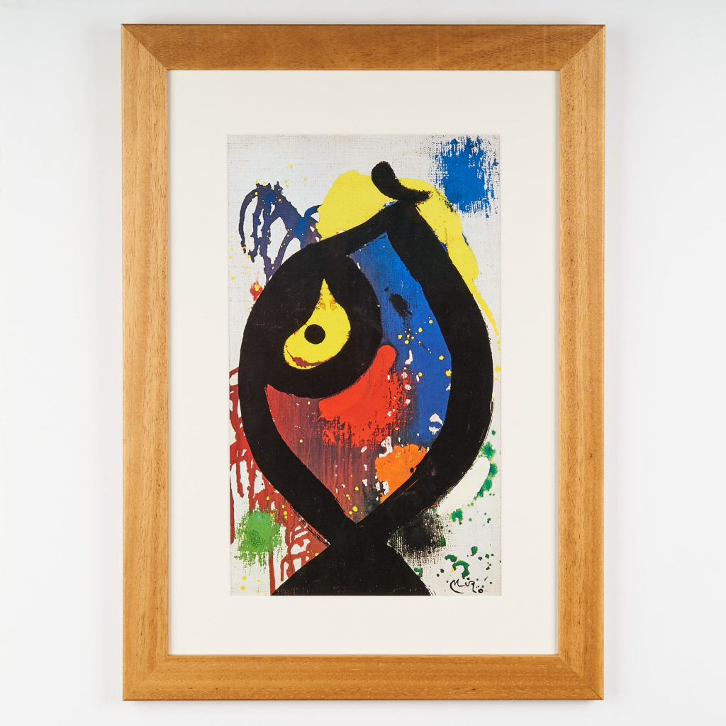 Joan Mirò Lithograph,-0