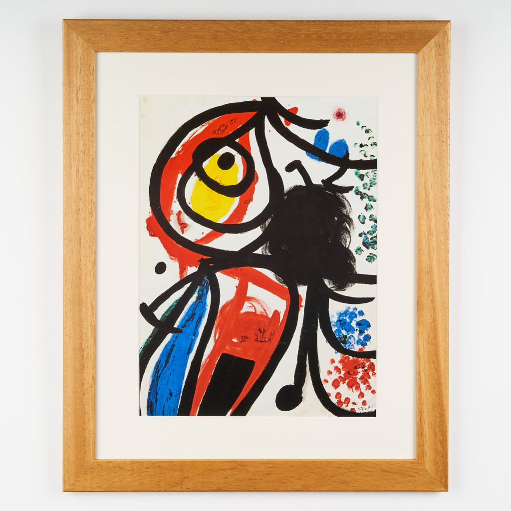 Joan Mirò Lithograph,-0