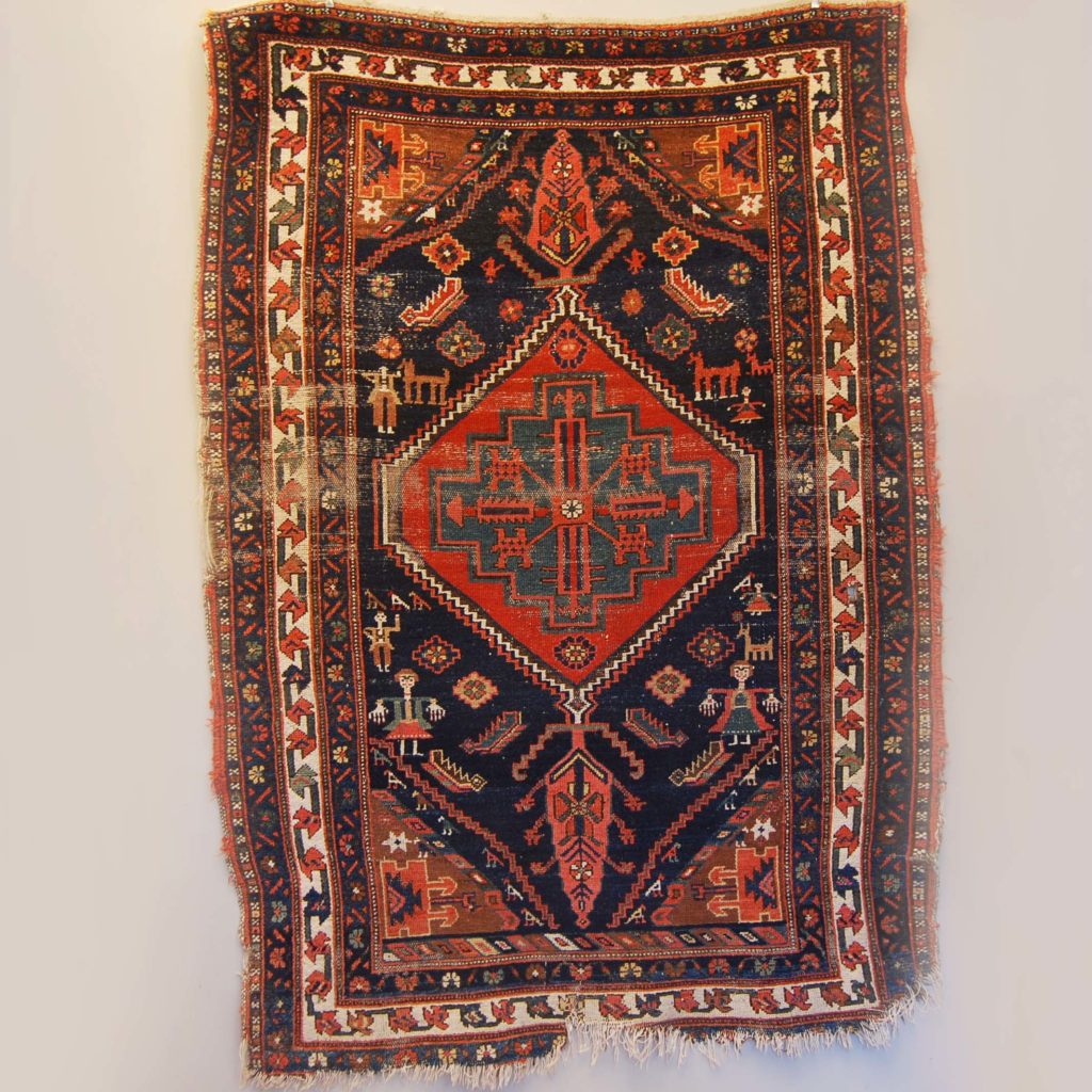 A vintage Persian rug-0